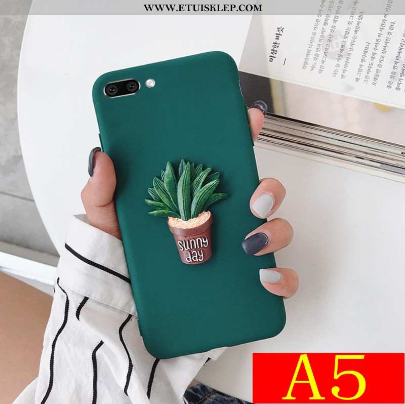 Etui Oppo A5 Trendy Kreskówka Zielony Ciemnozielony Futerał Osobowość Kreatywne Tanie