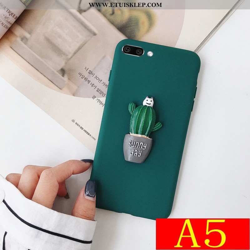 Etui Oppo A5 Trendy Kreskówka Zielony Ciemnozielony Futerał Osobowość Kreatywne Tanie