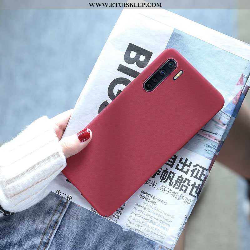 Etui Oppo A91 Cienkie Czerwony Netto Super Trendy Telefon Komórkowy Szary Proste Sklep