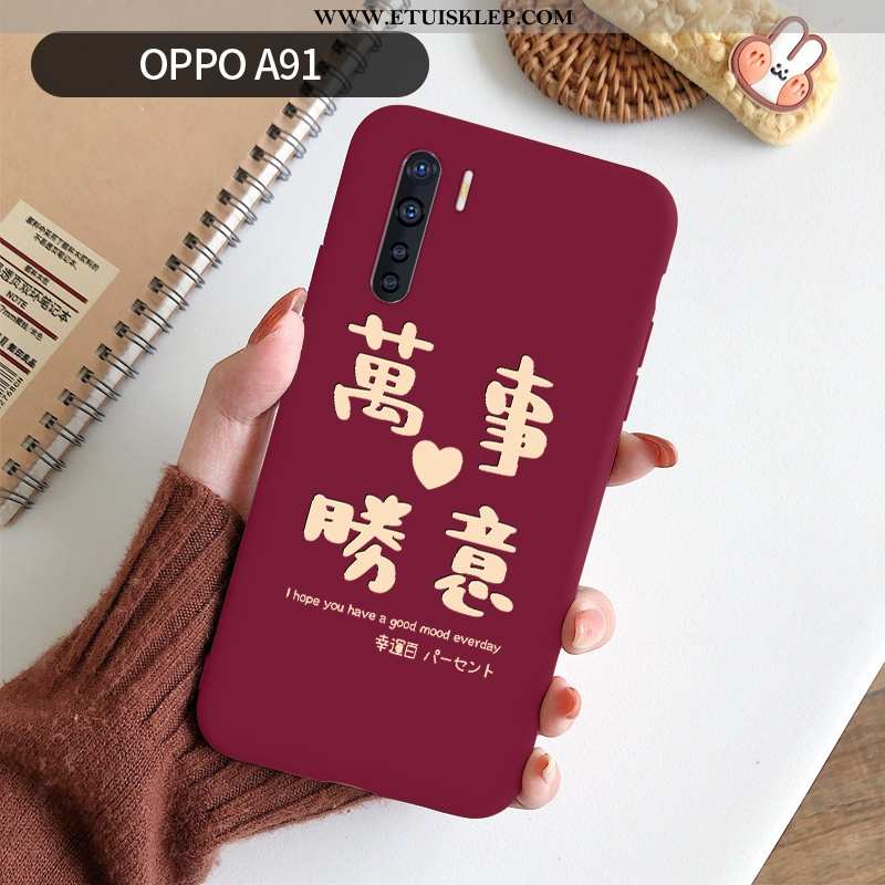 Etui Oppo A91 Silikonowe Rat Chiński Styl Anti-fall Super All Inclusive Cienkie Tanie