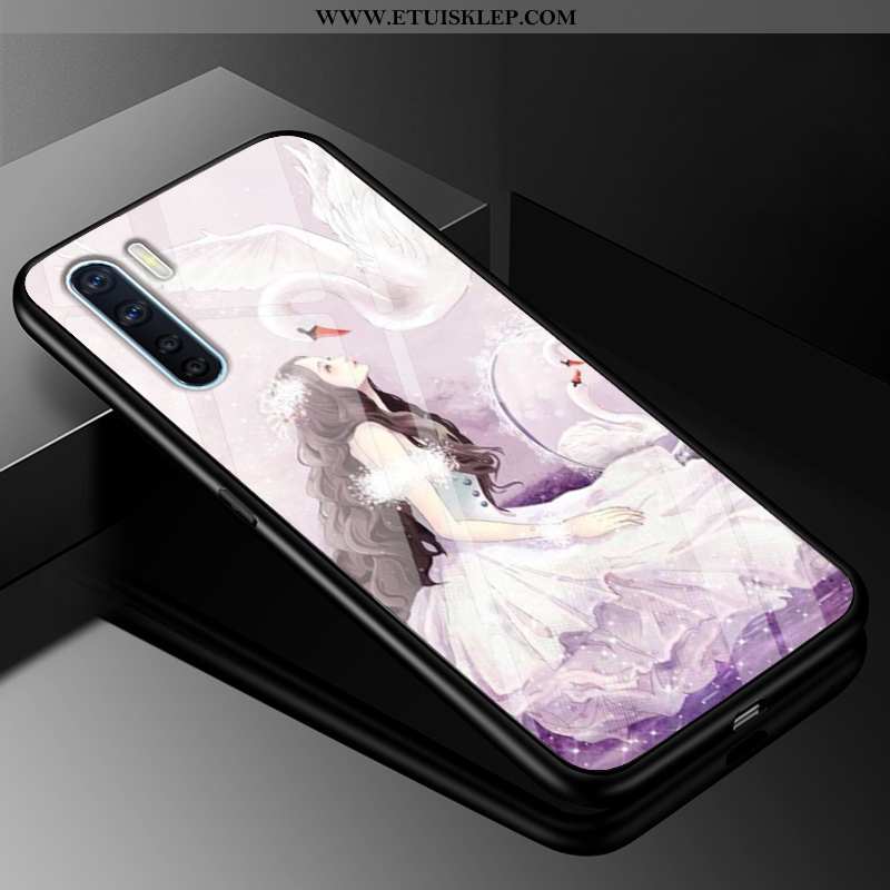 Etui Oppo A91 Szkło Trendy Silikonowe Telefon Komórkowy Anti-fall All Inclusive Dyskont