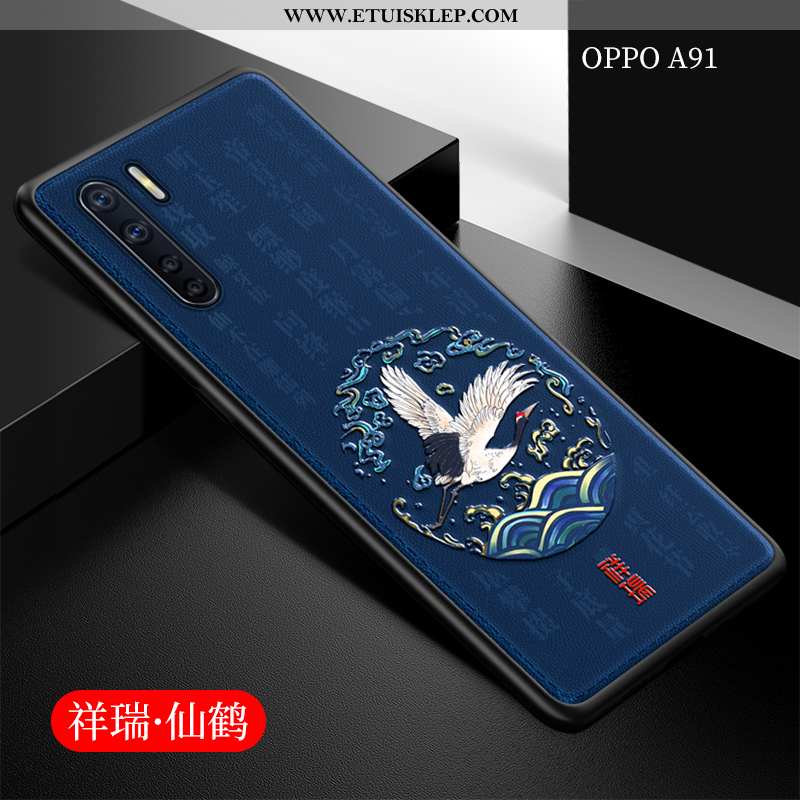 Etui Oppo A91 Trendy Telefon Komórkowy Ochraniacz Miękki Czarny Chiński Styl All Inclusive Sprzedam