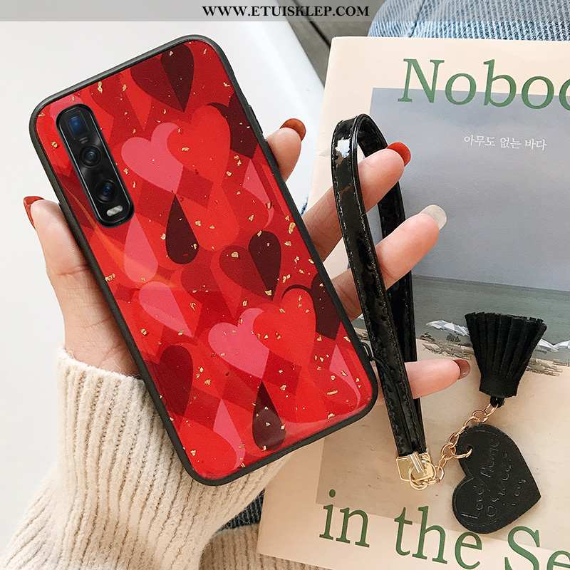 Etui Oppo Find X2 Pro Silikonowe Piękny Miękki Czerwony Netto Telefon Komórkowy Futerał Sprzedam