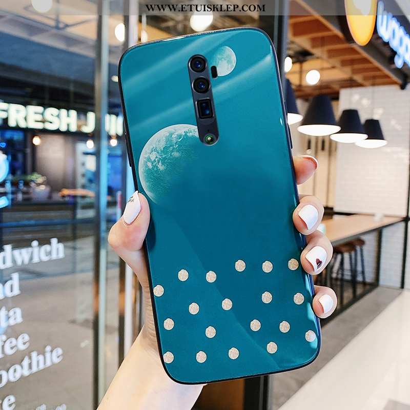 Etui Oppo Reno 10x Zoom Szkło Quicksand Trendy Czerwony Netto Futerał Telefon Komórkowy Sklep