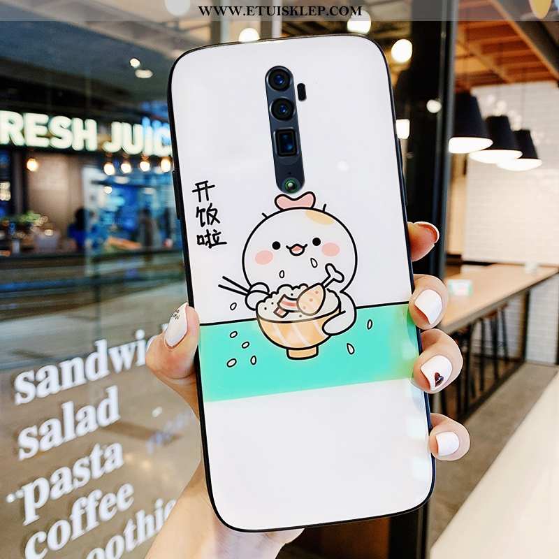 Etui Oppo Reno 10x Zoom Szkło Quicksand Trendy Czerwony Netto Futerał Telefon Komórkowy Sklep