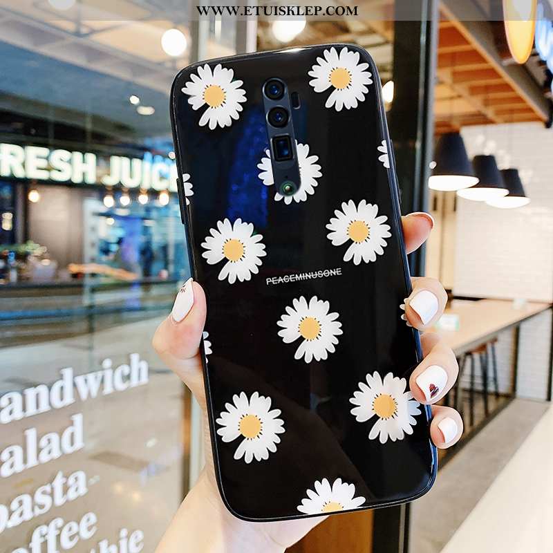 Etui Oppo Reno 10x Zoom Szkło Quicksand Trendy Czerwony Netto Futerał Telefon Komórkowy Sklep