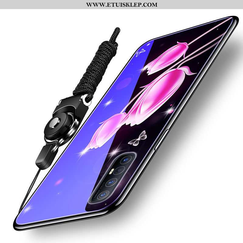 Etui Oppo Reno 3 Pro Miękki Moda Ochraniacz Telefon Komórkowy Czerwony Netto Anti-fall Oferta