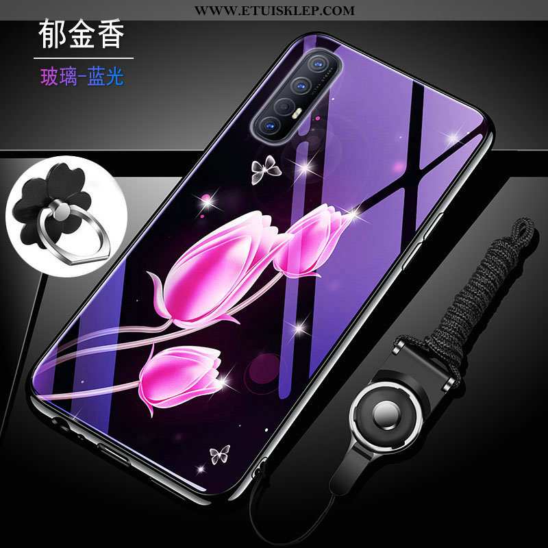 Etui Oppo Reno 3 Pro Miękki Moda Ochraniacz Telefon Komórkowy Czerwony Netto Anti-fall Oferta