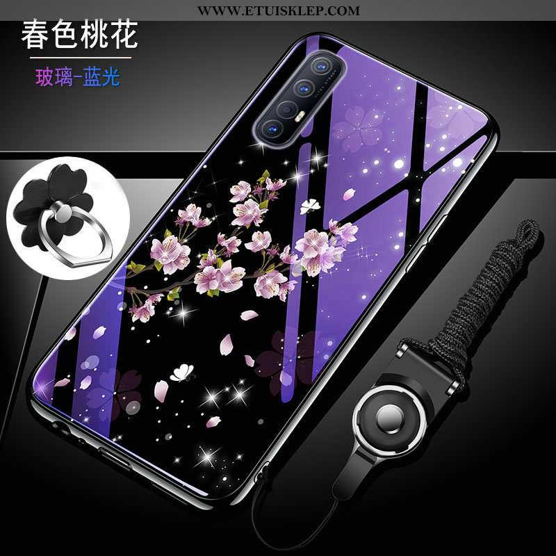 Etui Oppo Reno 3 Pro Miękki Moda Ochraniacz Telefon Komórkowy Czerwony Netto Anti-fall Oferta