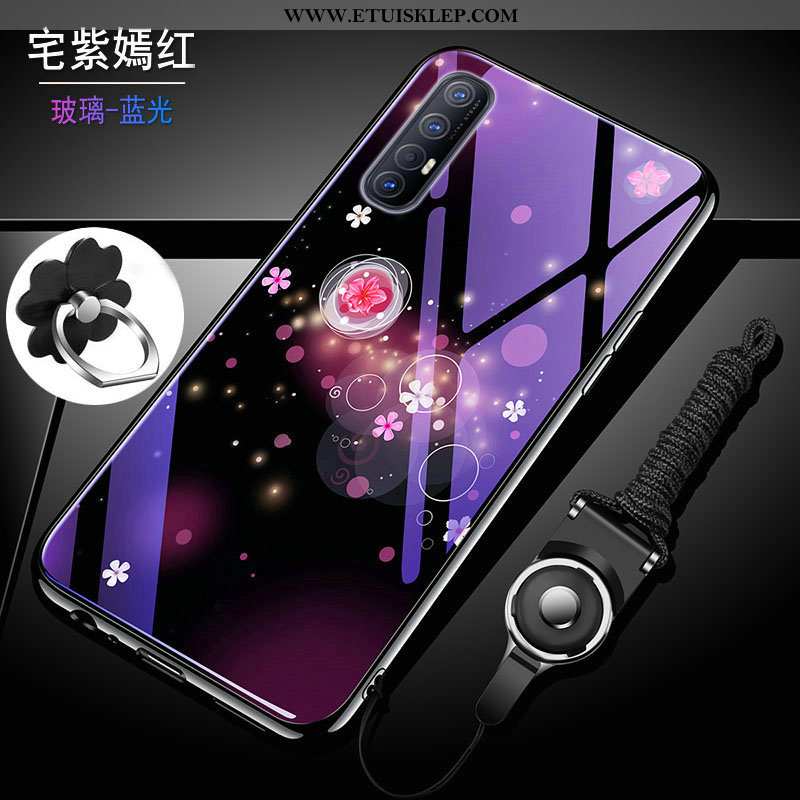 Etui Oppo Reno 3 Pro Miękki Moda Ochraniacz Telefon Komórkowy Czerwony Netto Anti-fall Oferta