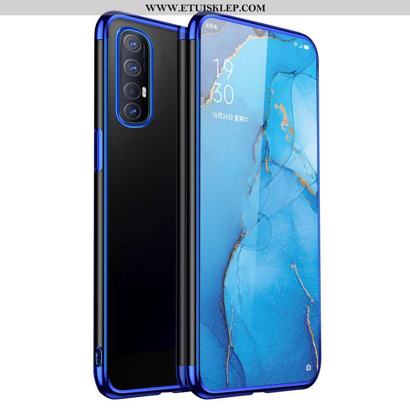 Etui Oppo Reno 3 Pro Przezroczysty Futerał All Inclusive Telefon Komórkowy Niebieski Anti-fall Tanie