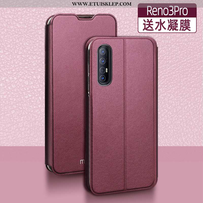 Etui Oppo Reno 3 Pro Silikonowe Futerał All Inclusive Czarny Skórzane Klapa Sklep