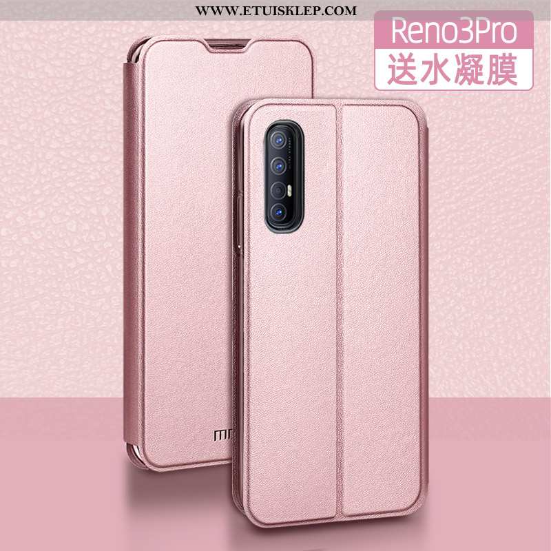 Etui Oppo Reno 3 Pro Silikonowe Futerał All Inclusive Czarny Skórzane Klapa Sklep