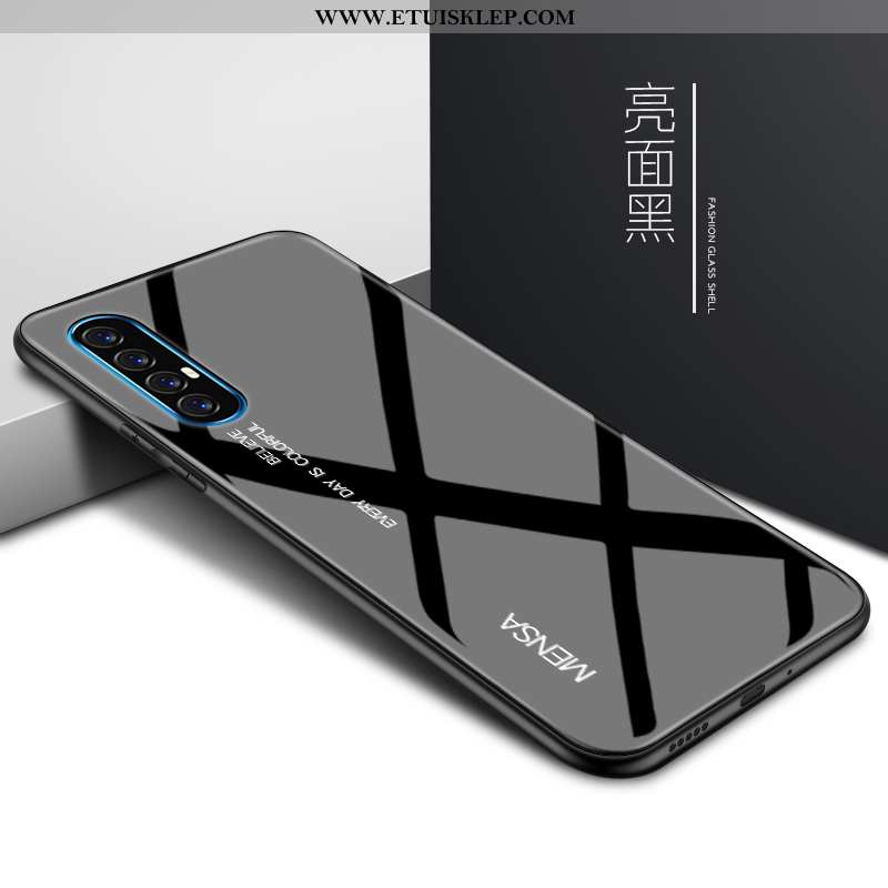 Etui Oppo Reno 3 Pro Szkło Futerał Czarny All Inclusive Ochraniacz Kreatywne Telefon Komórkowy Kup