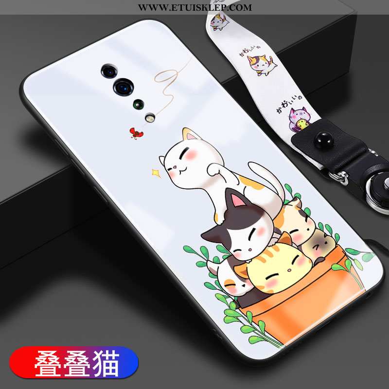 Etui Oppo Reno Z Kreskówka Cienkie Zielony Ochraniacz Trendy Trudno Sklep