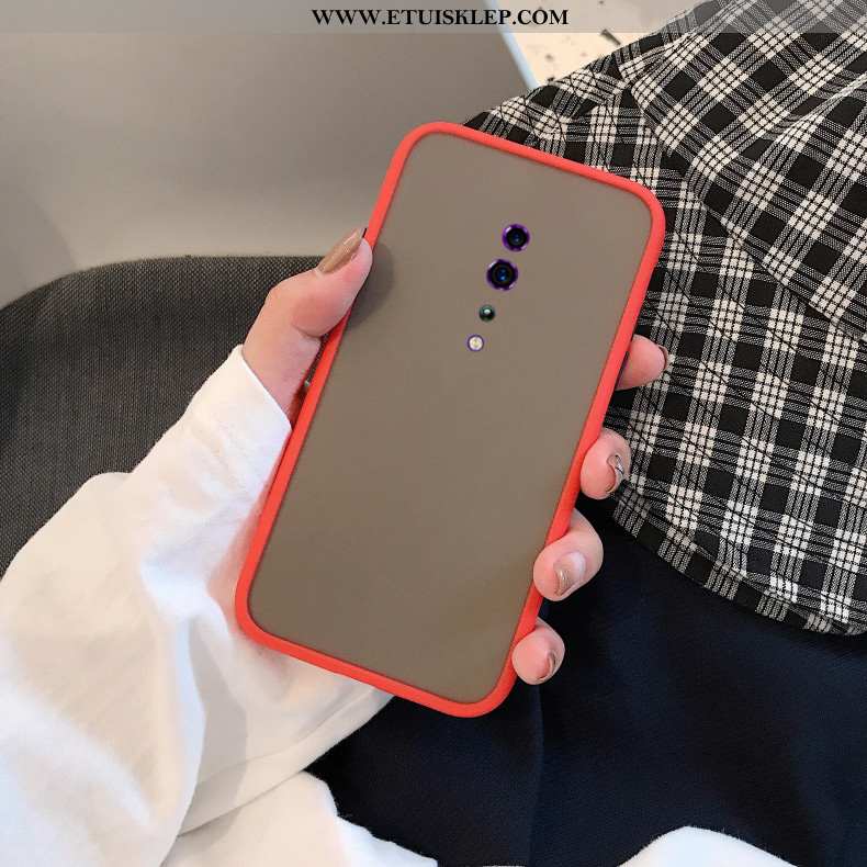 Etui Oppo Reno Z Nubuku Czerwony Anti-fall Ochraniacz Futerał Telefon Komórkowy Miękki Tanie