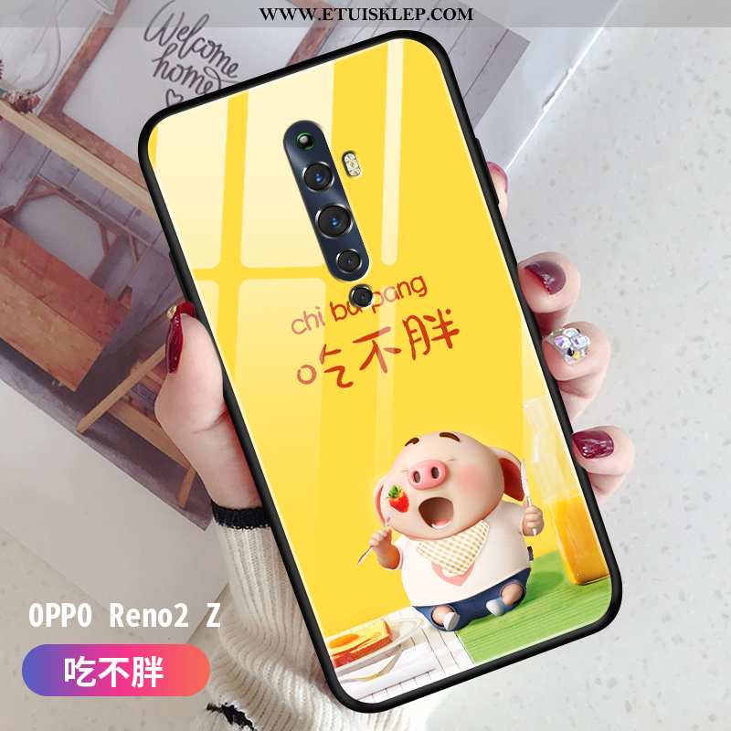 Etui Oppo Reno2 Z Osobowość Anti-fall Piękny Czerwony Netto Zakochani Cienkie Na Sprzedaż