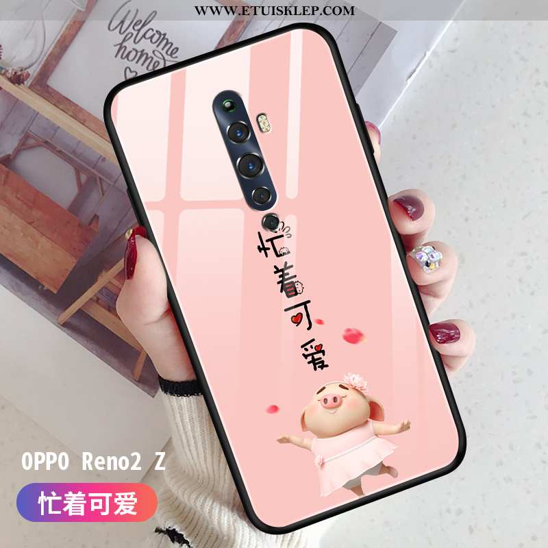 Etui Oppo Reno2 Z Osobowość Anti-fall Piękny Czerwony Netto Zakochani Cienkie Na Sprzedaż