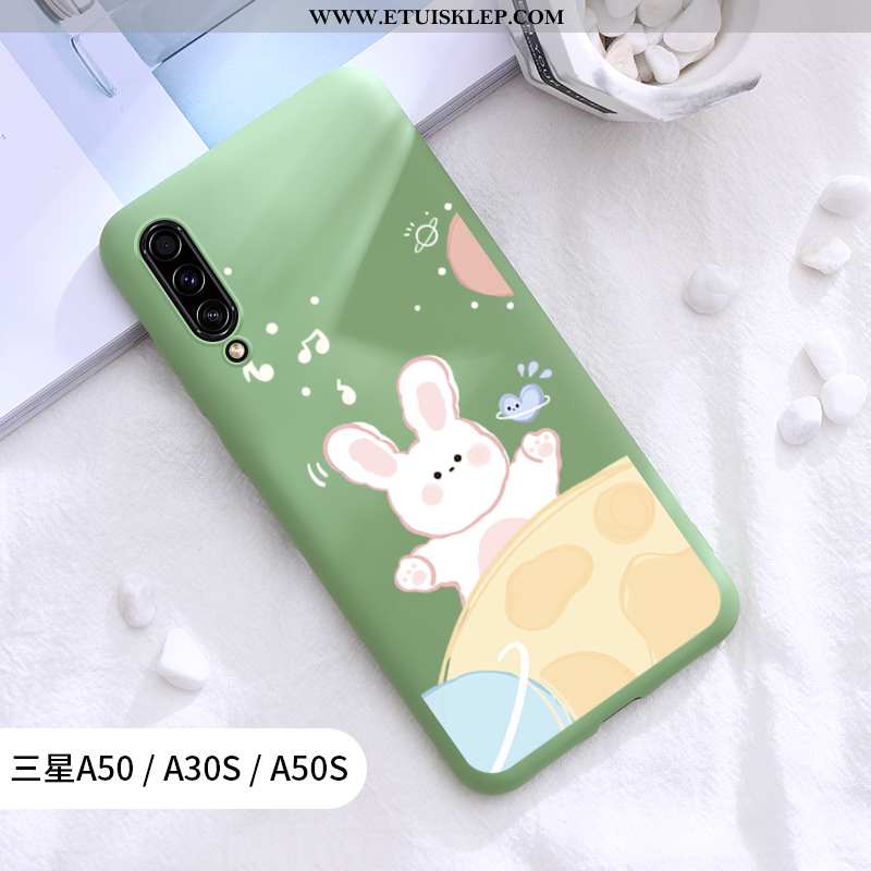 Etui Samsung Galaxy A30s Silikonowe Czerwony Netto Królik Trendy Nubuku Piękny Gwiazda Tani