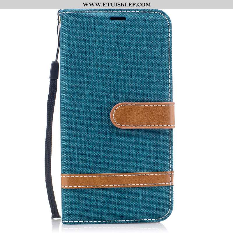 Etui Samsung Galaxy A30s Trendy Futerał Nowy Gwiazda Karta Denim Ciemno Niebieski Tanie