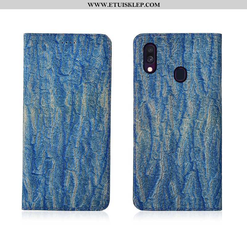 Etui Samsung Galaxy A40 Ochraniacz Anti-fall All Inclusive Czerwony Nubuku Gwiazda Tanie