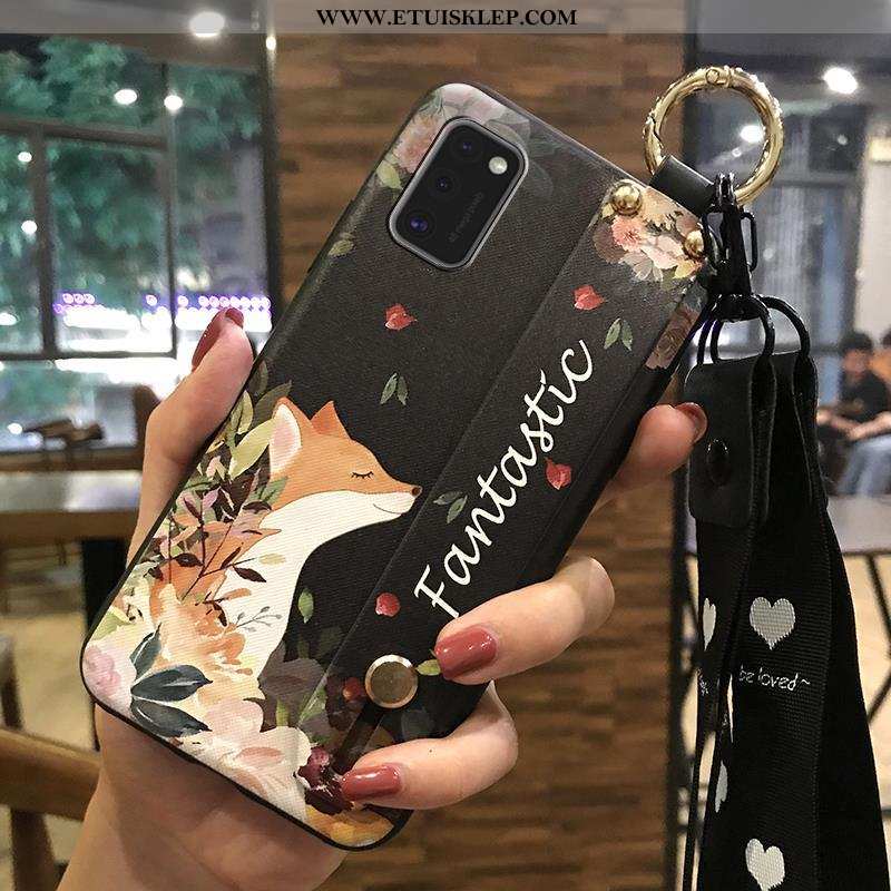 Etui Samsung Galaxy A41 Miękki Biały Świeży Wiszące Ozdoby Mały Kwiaty Online