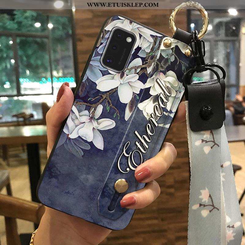 Etui Samsung Galaxy A41 Miękki Biały Świeży Wiszące Ozdoby Mały Kwiaty Online