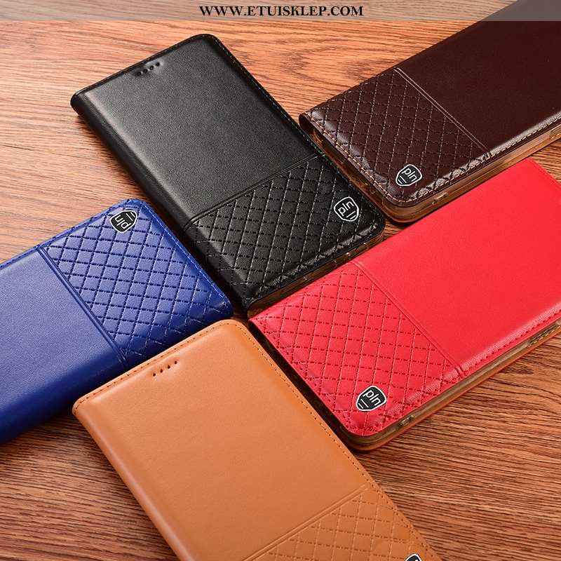 Etui Samsung Galaxy A41 Skórzane Czerwony Pokrowce Gwiazda Telefon Komórkowy Futerał Na Sprzedaż