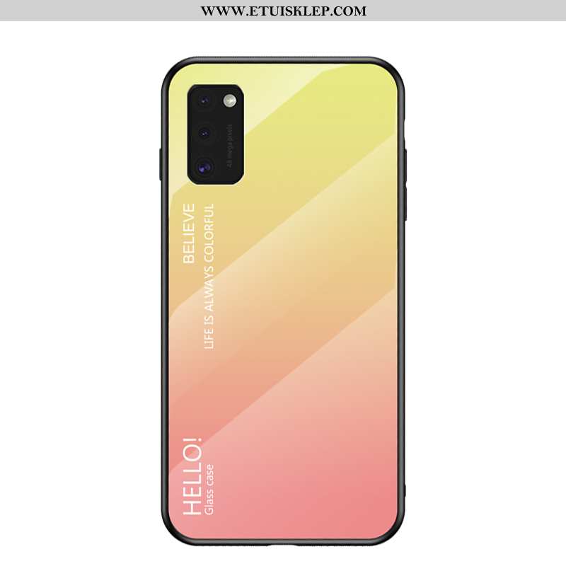 Etui Samsung Galaxy A41 Szkło Niebieski Ochraniacz Gradient Czerwony Netto Kolor Sklep