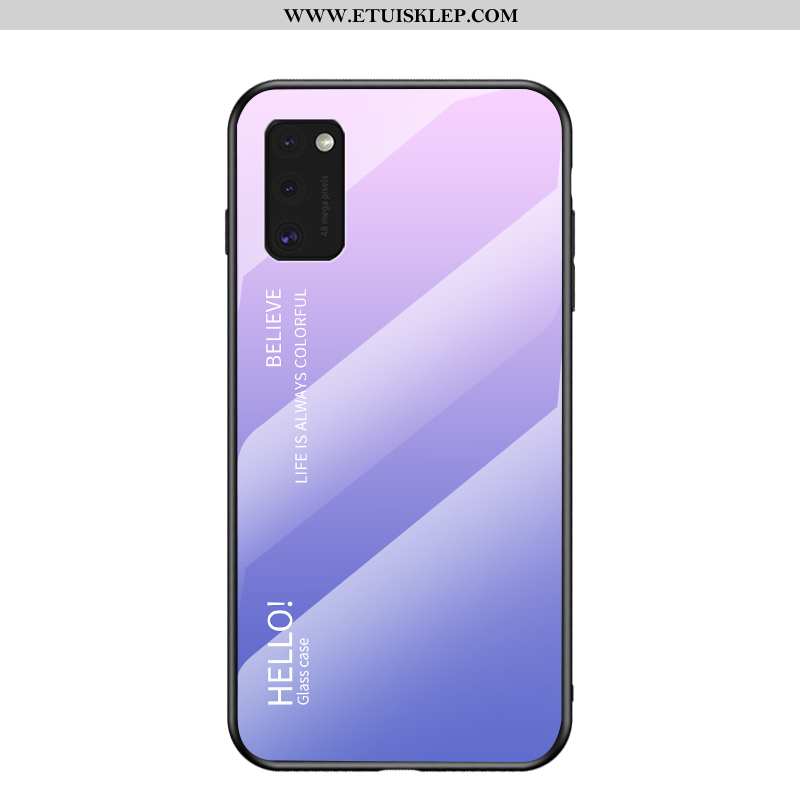 Etui Samsung Galaxy A41 Szkło Niebieski Ochraniacz Gradient Czerwony Netto Kolor Sklep