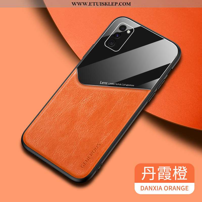Etui Samsung Galaxy A41 Szkło Telefon Komórkowy Wzór Trendy Pomarańczowy Anti-fall Biznes Kupię