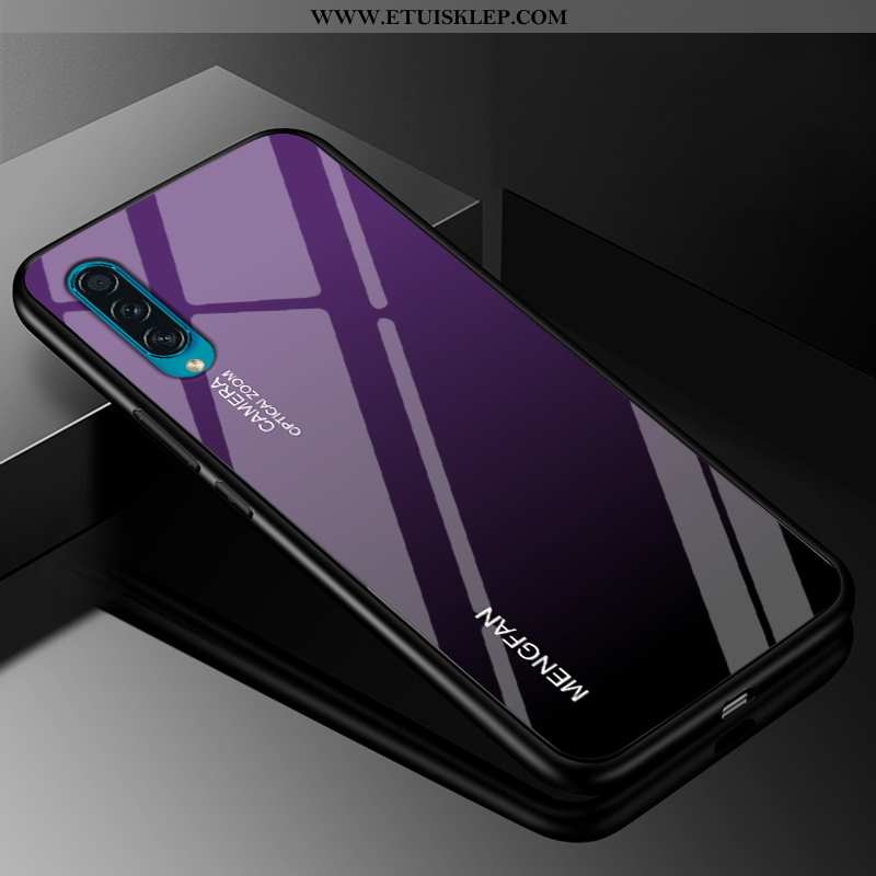 Etui Samsung Galaxy A50s Szkło Różowe Jednolity Kolor Dostosowane Trudno Futerał Proste Kup