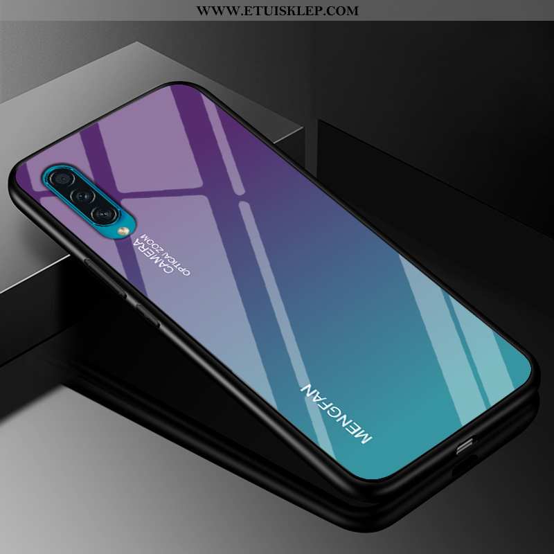 Etui Samsung Galaxy A50s Szkło Różowe Jednolity Kolor Dostosowane Trudno Futerał Proste Kup