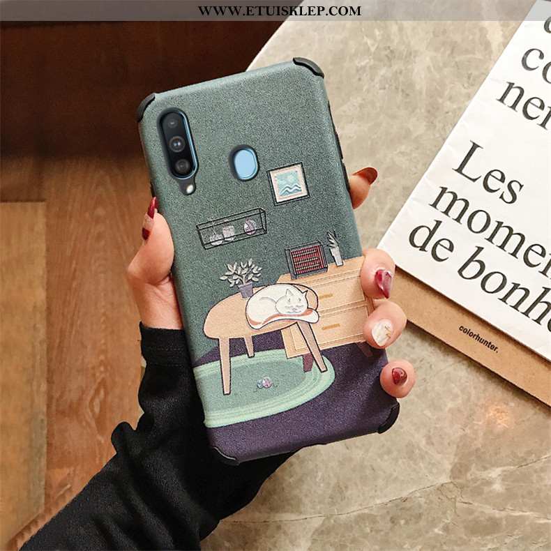 Etui Samsung Galaxy A60 Miękki Gwiazda Anti-fall Futerał Telefon Komórkowy Relief Dyskont