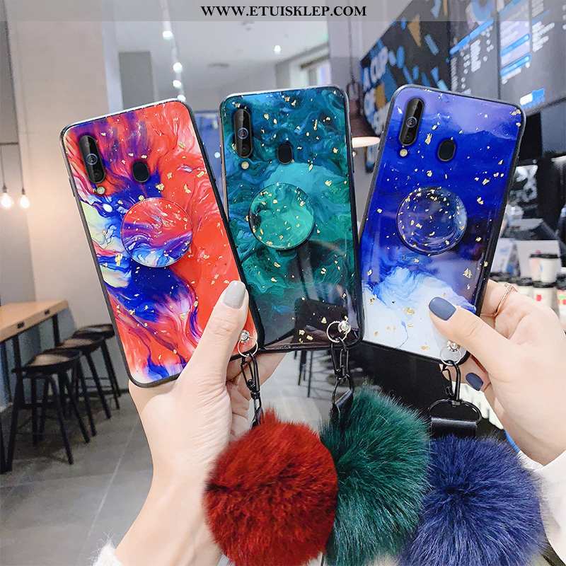 Etui Samsung Galaxy A60 Ochraniacz Wspornik Anti-fall Telefon Komórkowy Niebieski All Inclusive Skle