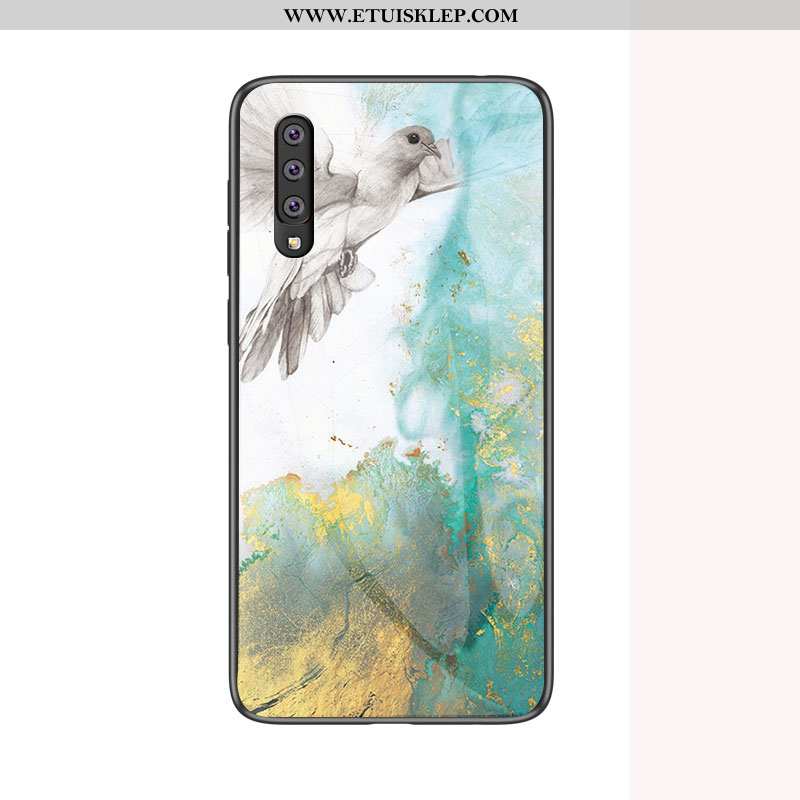 Etui Samsung Galaxy A70 Miękki All Inclusive Niebieski Trendy Szkło Telefon Komórkowy Sprzedam