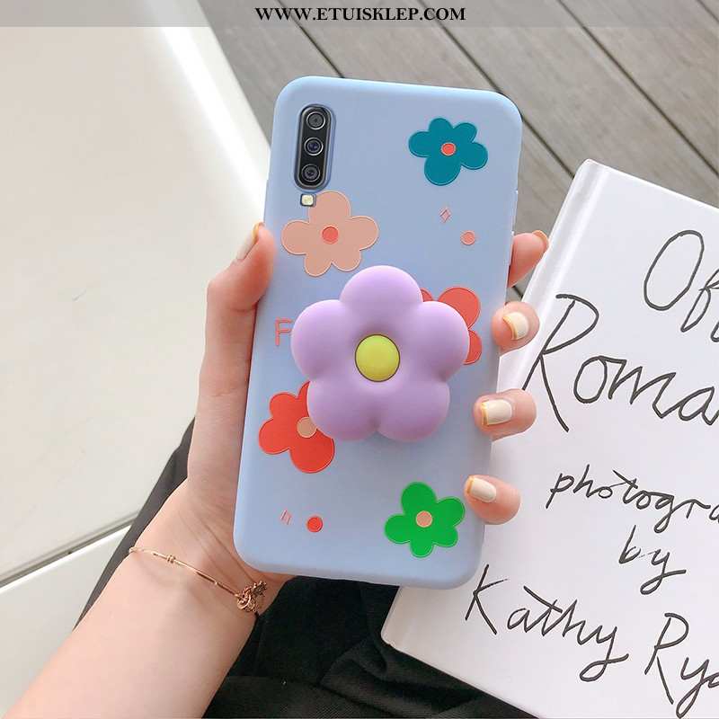 Etui Samsung Galaxy A70 Silikonowe Kwiaty Piękny Trendy Anti-fall Mały Tanie