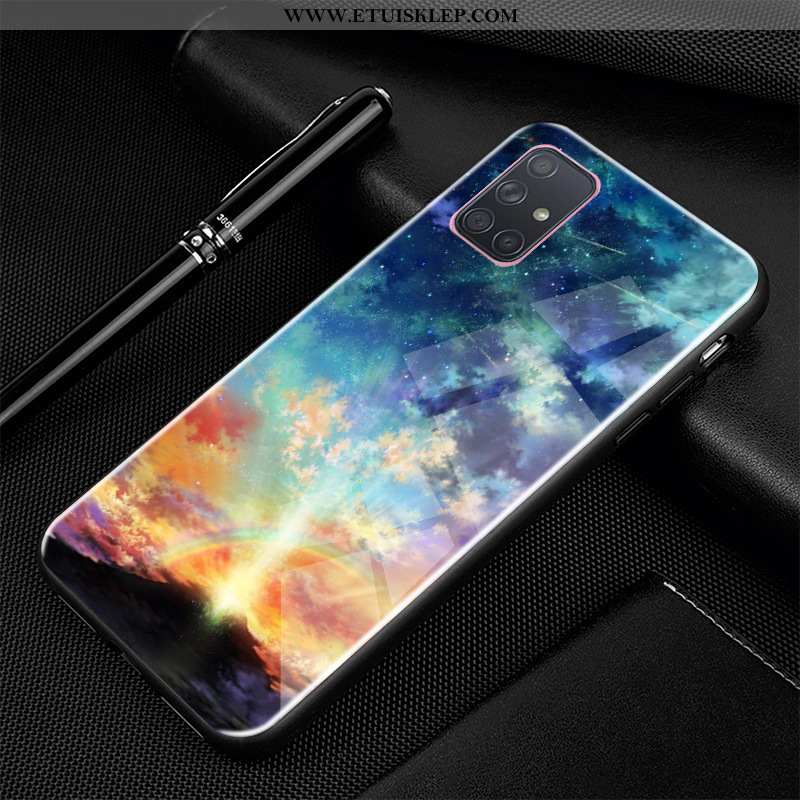 Etui Samsung Galaxy A71 Miękki Dostosowane Ochraniacz Futerał Czarny Obrzeża Gwiazda Oferta