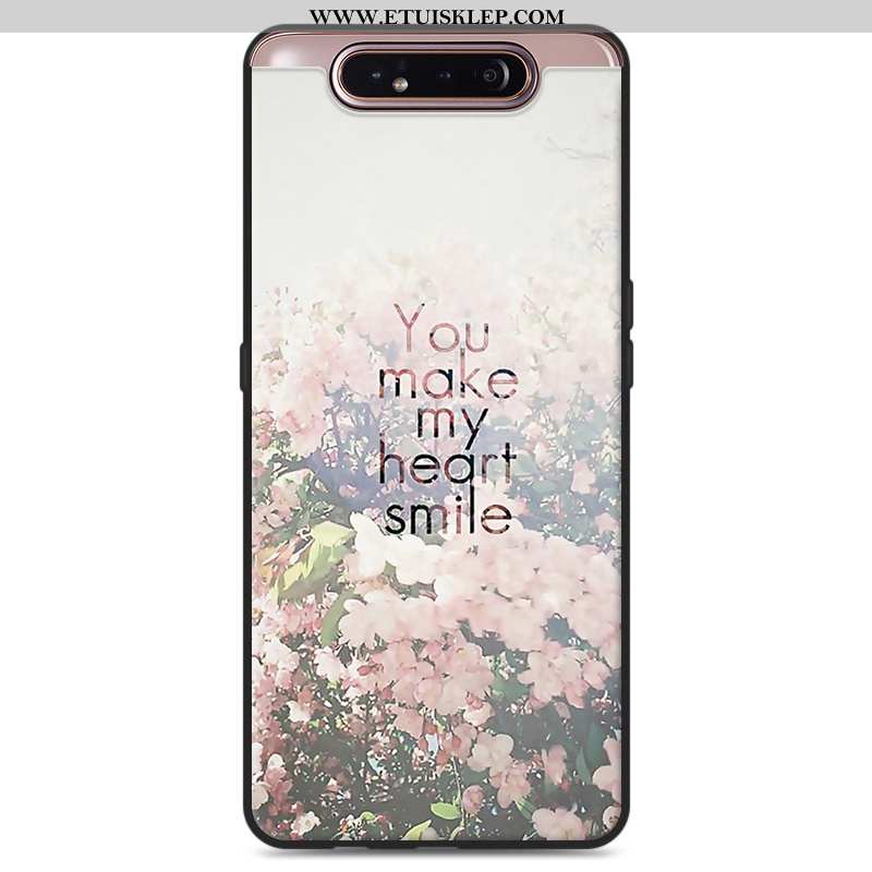 Etui Samsung Galaxy A80 Kreskówka Czarny Świeży Telefon Komórkowy Futerał Miękki Gwiazda Tanie