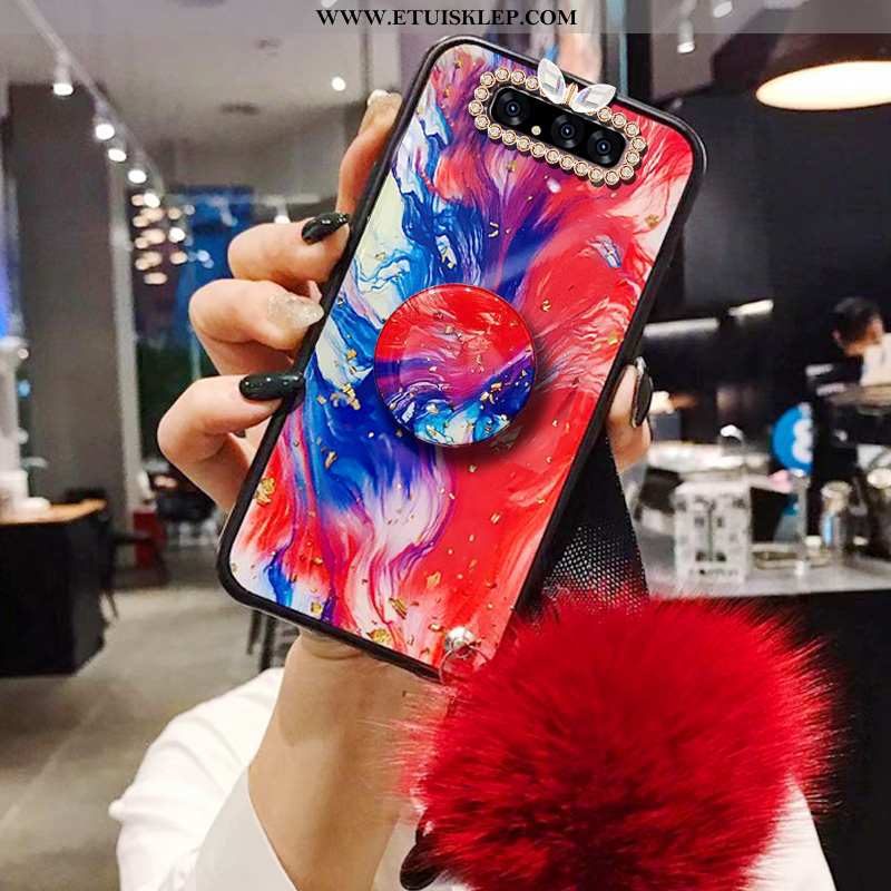 Etui Samsung Galaxy A80 Moda Telefon Komórkowy Czerwony Kolor Ochraniacz Wspornik Futerał Kup
