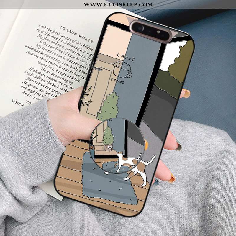 Etui Samsung Galaxy A80 Ochraniacz Telefon Komórkowy Piękny Zielony Kreatywne Gwiazda Silikonowe Tan