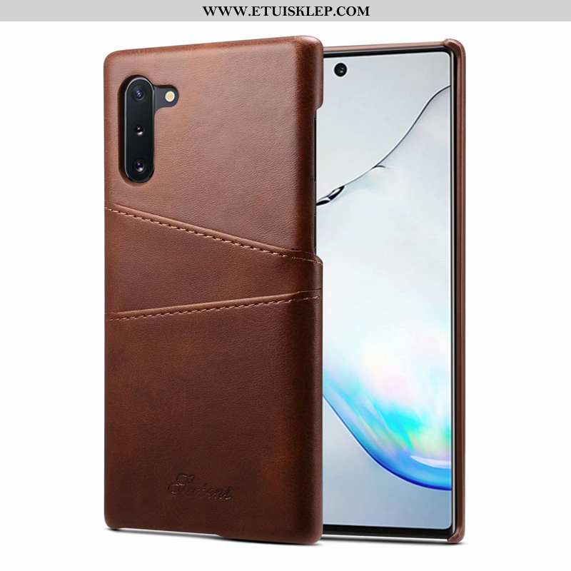 Etui Samsung Galaxy Note 10 Cienkie Europa Skórzane Kreatywne Super Futerał Karta Sprzedam