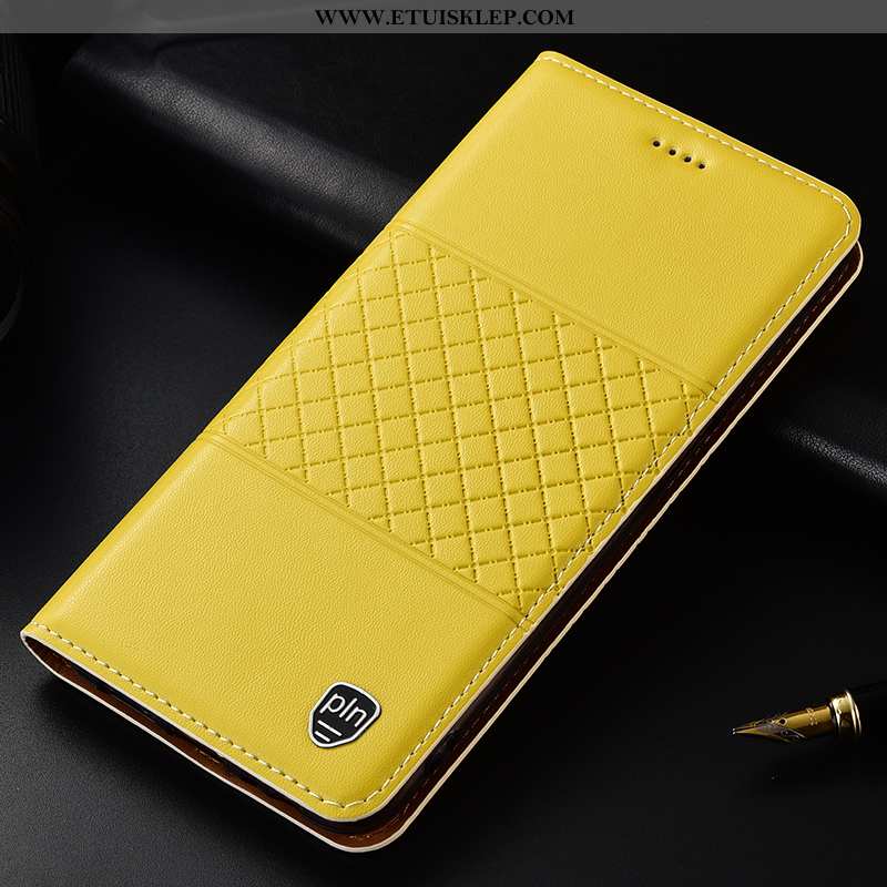 Etui Samsung Galaxy Note 10 Skórzane Gwiazda Futerał Anti-fall Żółty Telefon Komórkowy Na Sprzedaż