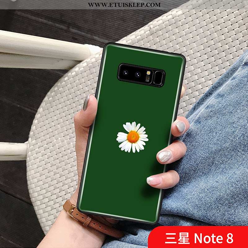 Etui Samsung Galaxy Note 8 Ochraniacz Telefon Komórkowy Futerał Czarny Stokrotka Nowy Chiński Styl O