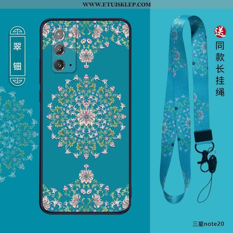 Etui Samsung Galaxy Note20 Silikonowe Chiński Styl Cienkie Nowy All Inclusive Anti-fall Nubuku Tani