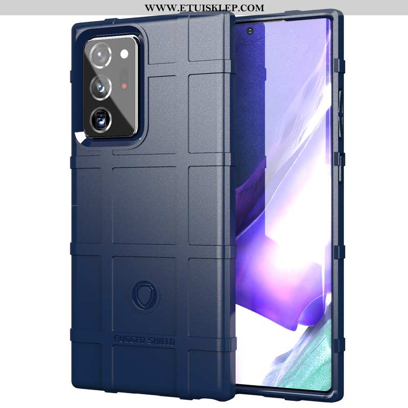 Etui Samsung Galaxy Note20 Ultra Miękki Nubuku Telefon Komórkowy Ochraniacz Szary Gwiazda All Inclus