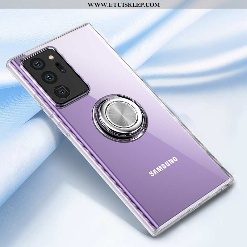 Etui Samsung Galaxy Note20 Ultra Silikonowe Anti-fall Wspornik Telefon Komórkowy Super Gwiazda Ring 