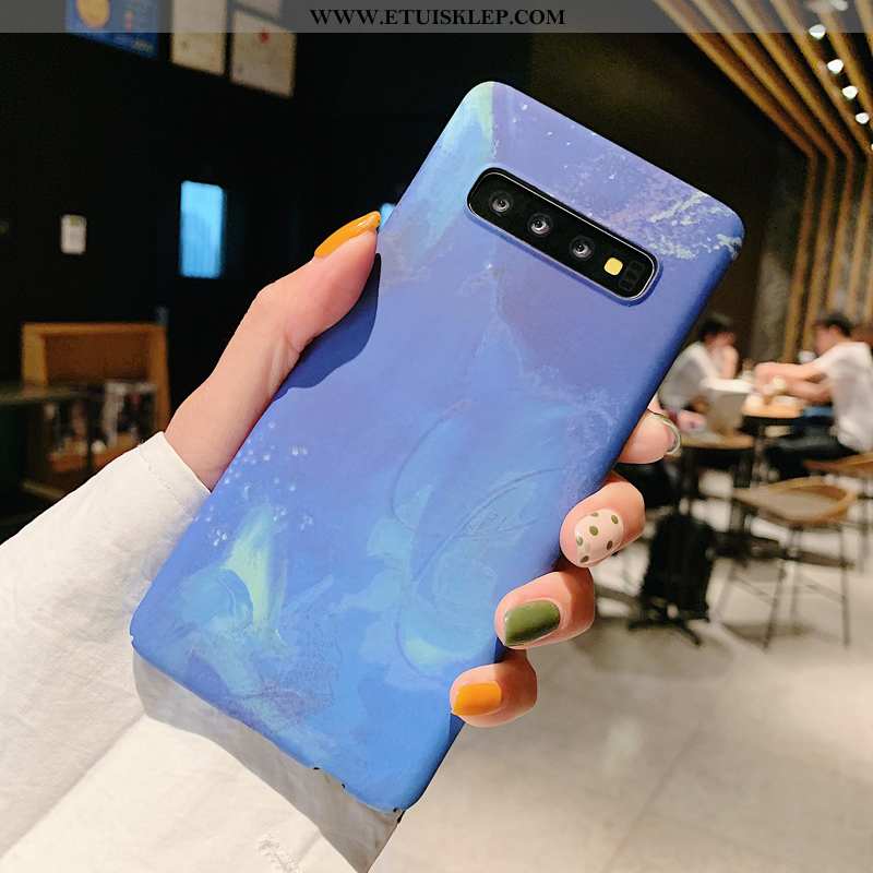 Etui Samsung Galaxy S10+ Kreatywne Niebieski All Inclusive Trudno Proste Duży Kup