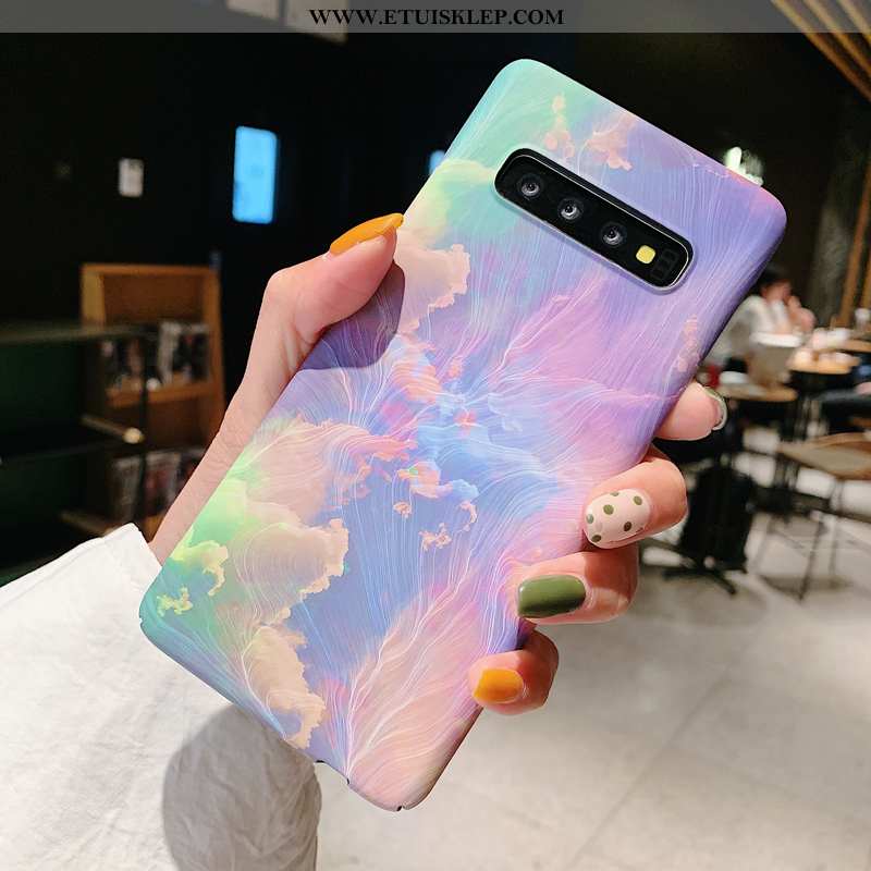 Etui Samsung Galaxy S10+ Kreatywne Niebieski All Inclusive Trudno Proste Duży Kup