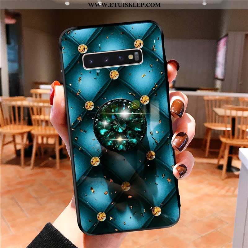 Etui Samsung Galaxy S10+ Kreatywne Rhinestone Wzór Ochraniacz Miękki Futerał Gwiazda Online